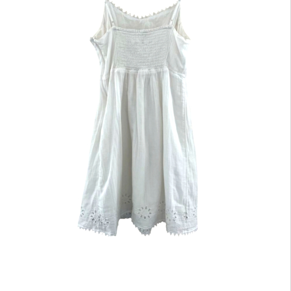 White Sleeveless Old Navy Sundress Size MED - Picture 4 of 4